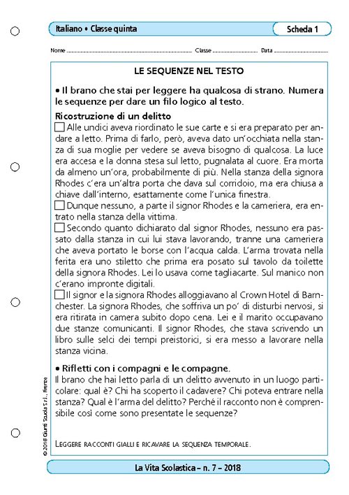 Le sequenze nel testo | Giunti Scuola Le sequenze nel testo | Giunti Scuola