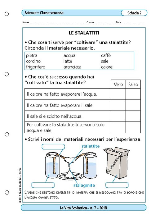 Le stalattiti | Giunti Scuola Le stalattiti | Giunti Scuola