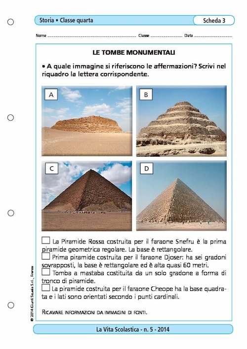 Le tombe monumentali | Giunti Scuola Le tombe monumentali | Giunti Scuola