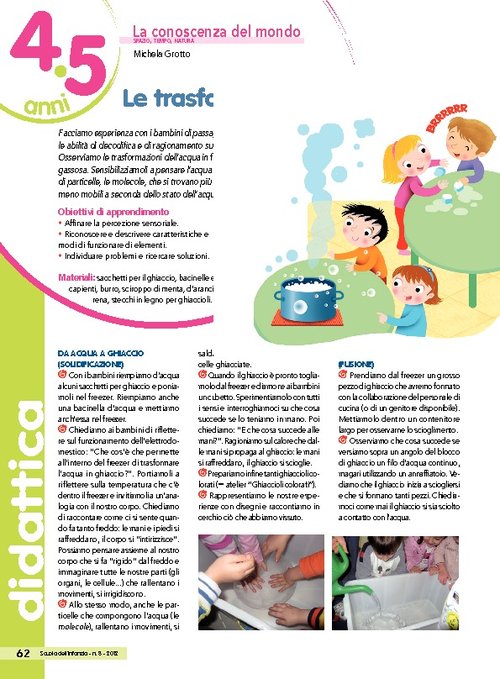 Le trasformazioni dell'acqua | Giunti Scuola Le trasformazioni dell'acqua | Giunti Scuola