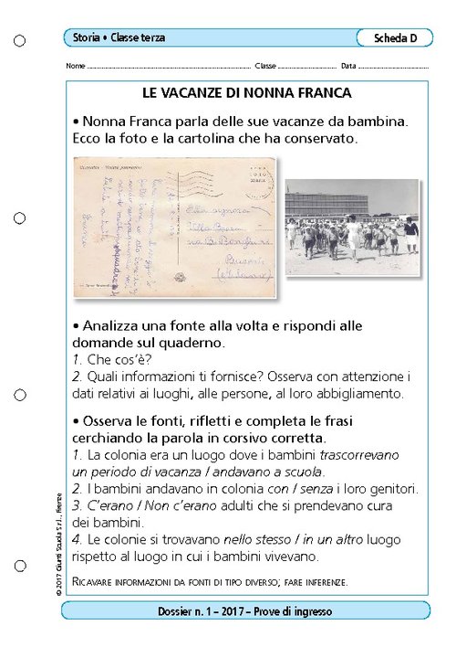 Le vacanze di nonna Franca | Giunti Scuola Le vacanze di nonna Franca | Giunti Scuola