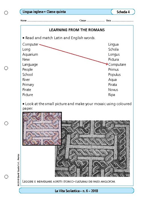 Learning from the Romans | Giunti Scuola Learning from the Romans | Giunti Scuola