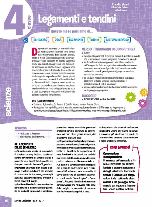 Legamenti e tendini | Giunti Scuola Legamenti e tendini | Giunti Scuola