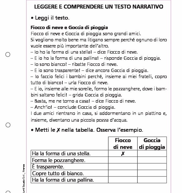 Leggere E Comprendere Un Testo Narrativo 2 Leggere E Comprendere Un 
