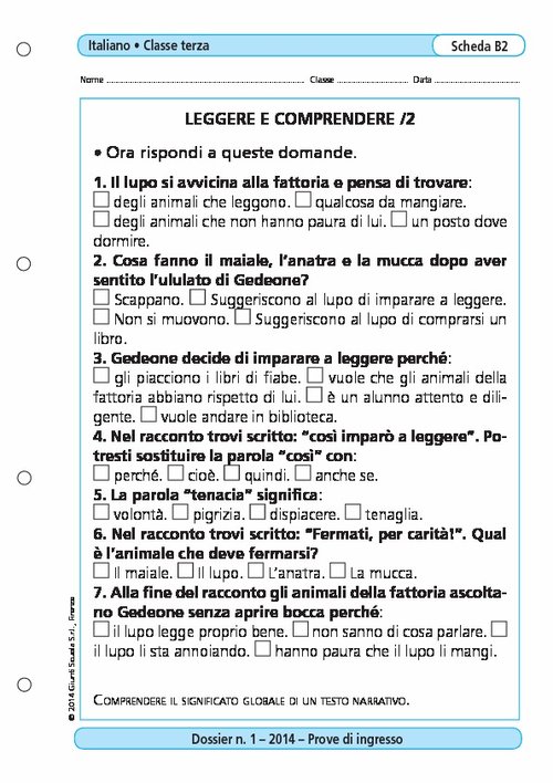 Leggere e comprendere/2 | Giunti Scuola Leggere e comprendere/2 | Giunti Scuola