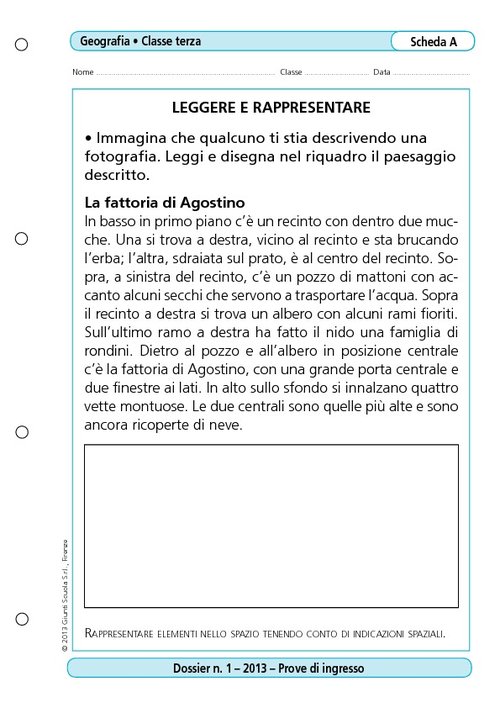 Leggere e rappresentare | Giunti Scuola Leggere e rappresentare | Giunti Scuola