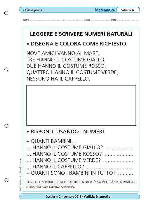 Leggere e scrivere i numeri naturali | Giunti Scuola Leggere e scrivere i numeri naturali | Giunti Scuola