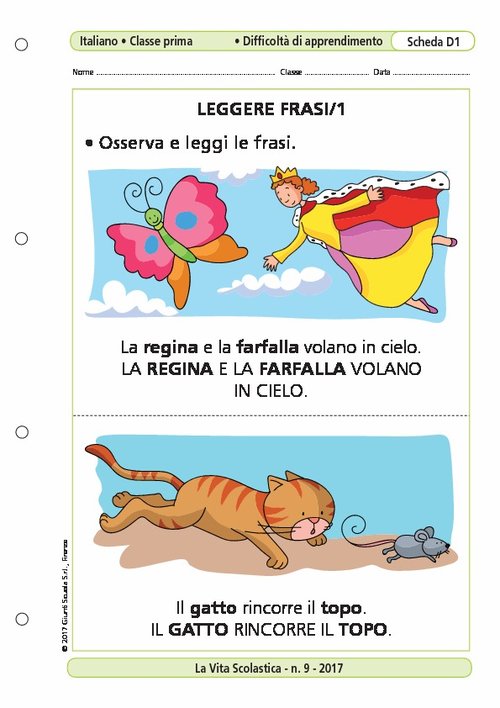Leggere frasi/1 | Giunti Scuola Leggere frasi/1 | Giunti Scuola