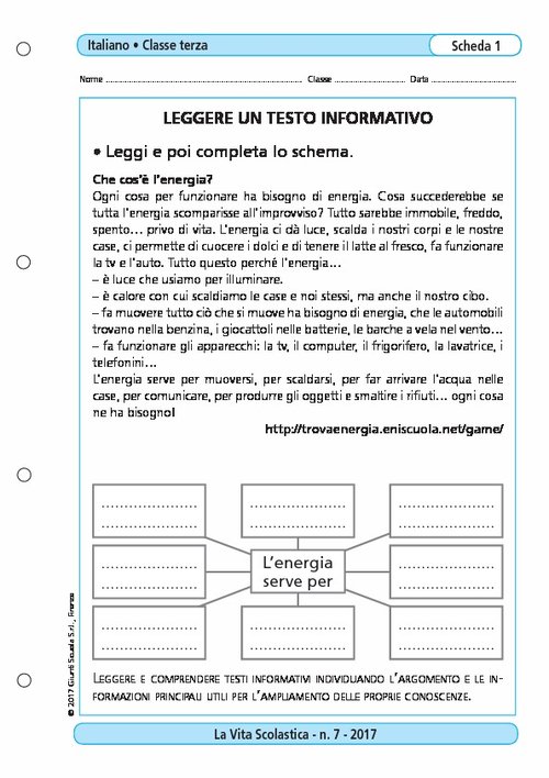 Leggere un testo informativo | Giunti Scuola Leggere un testo informativo | Giunti Scuola