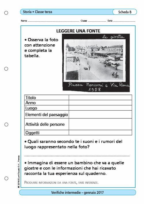Leggere una fonte | Giunti Scuola Leggere una fonte | Giunti Scuola
