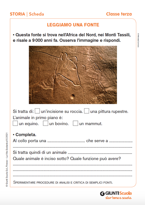Leggiamo una fonte | Giunti Scuola Leggiamo una fonte | Giunti Scuola