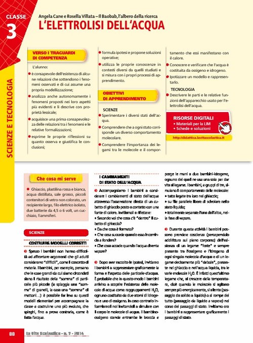 L'elettrolisi dell'acqua | Giunti Scuola L'elettrolisi dell'acqua | Giunti Scuola