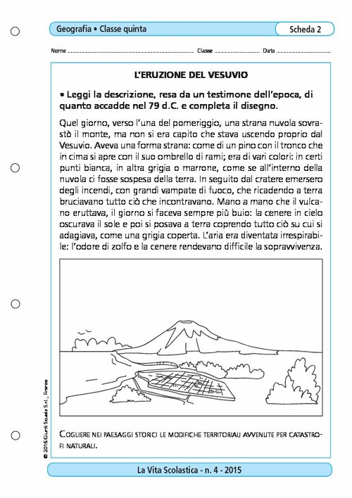 L'eruzione del Vesuvio | Giunti Scuola L'eruzione del Vesuvio | Giunti Scuola
