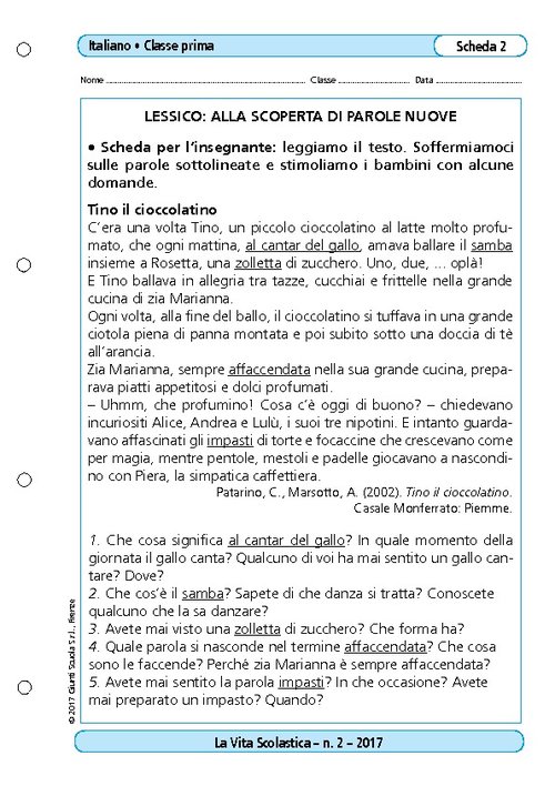 Lessico: alla scoperta di parole nuove | Giunti Scuola Lessico: alla scoperta di parole nuove | Giunti Scuola