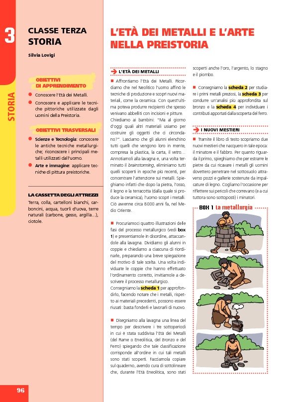 L Eta dei Metalli e l arte nella Preistoria Giunti Scuola