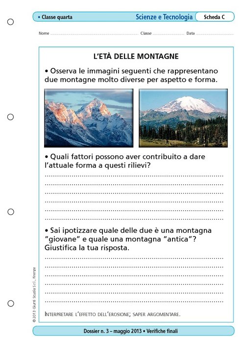 L'età delle montagne | Giunti Scuola