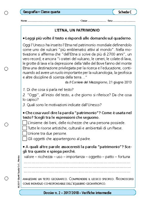 L'Etna, un patrimonio | Giunti Scuola L'Etna, un patrimonio | Giunti Scuola