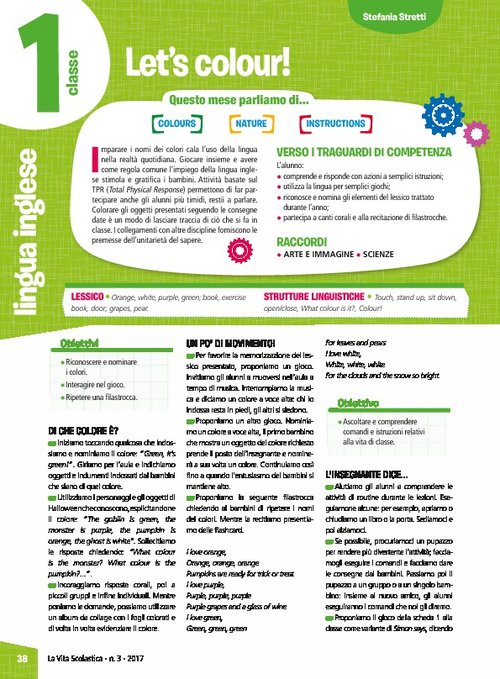 Let's colour! | Giunti Scuola Let's colour! | Giunti Scuola