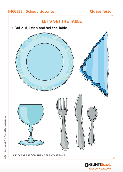 Let’s set the table | Giunti Scuola Let’s set the table | Giunti Scuola