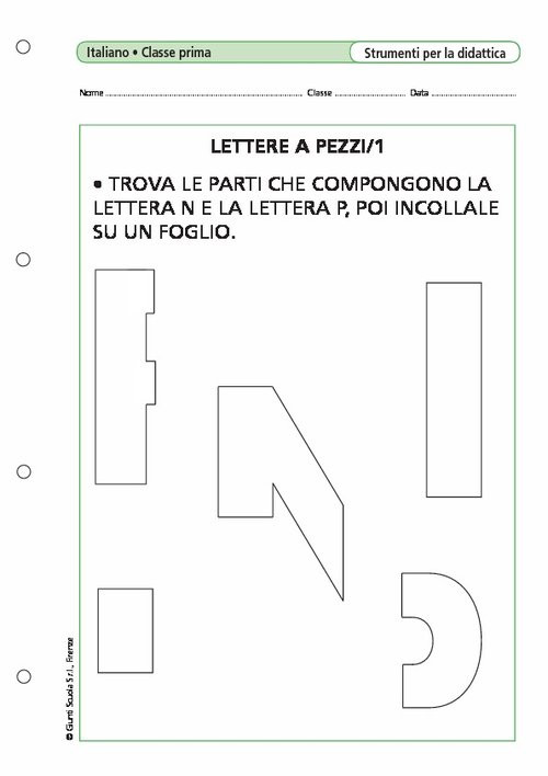 Lettere a pezzi | Giunti Scuola Lettere a pezzi | Giunti Scuola