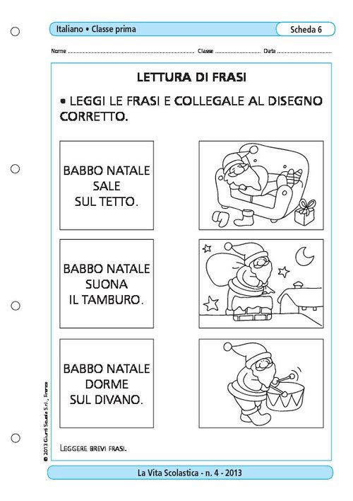 Lettura di frasi | Giunti Scuola Lettura di frasi | Giunti Scuola