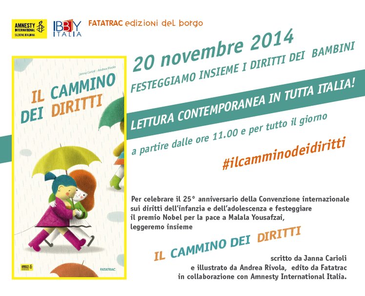 Lettura diffusa per la Giornata dei diritti | Giunti Scuola