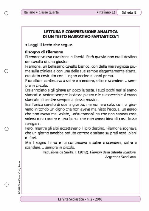 Lettura e comprensione analitica di un testo narrativo fantastico/1 | Giunti Scuola Lettura e comprensione analitica di un testo narrativo fantastico/1 | Giunti Scuola