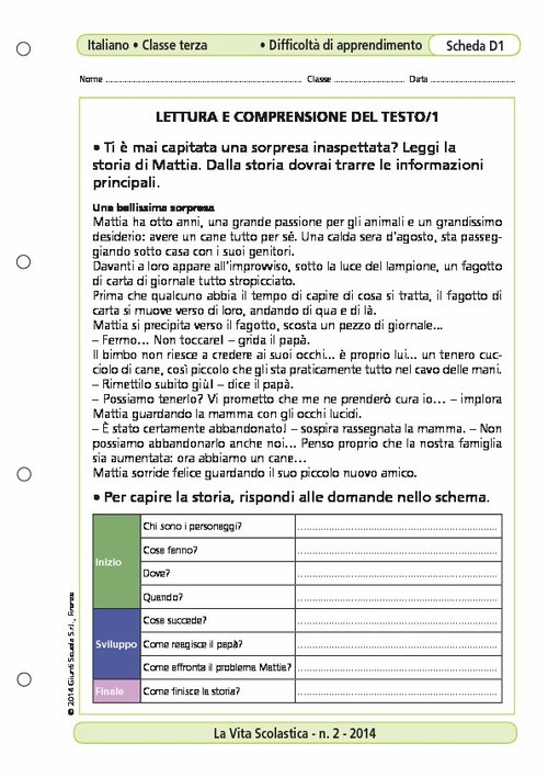 Lettura e comprensione del testo/1 | Giunti Scuola Lettura e comprensione del testo/1 | Giunti Scuola