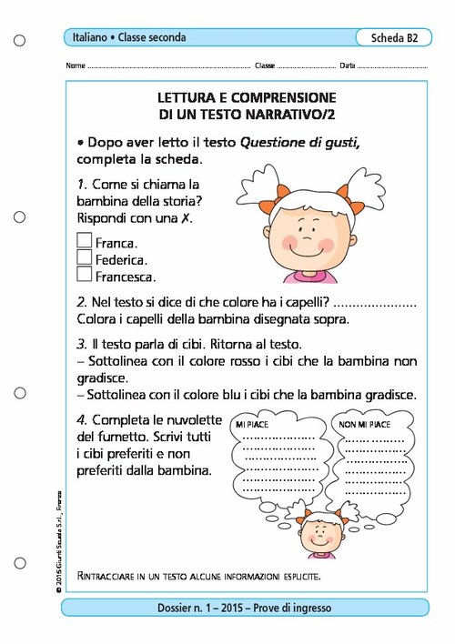 Lettura e comprensione di un testo narrativo/2 | Giunti Scuola Lettura e comprensione di un testo narrativo/2 | Giunti Scuola