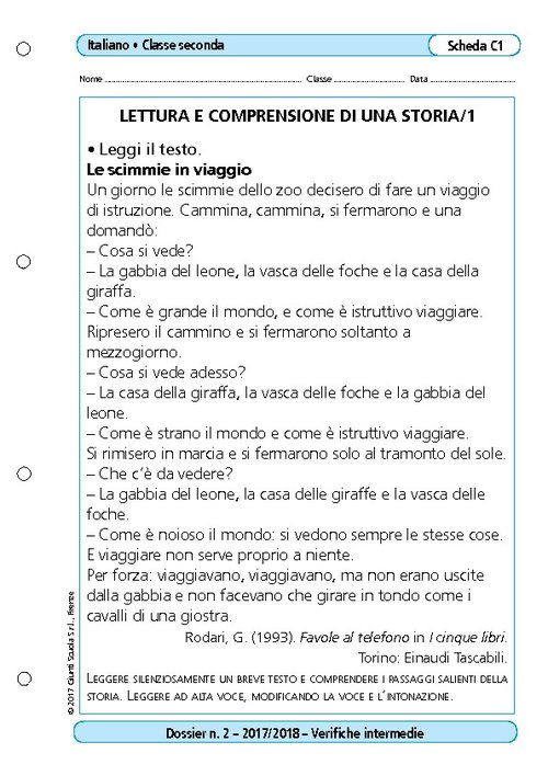 Lettura e comprensione di una storia/1 | Giunti Scuola