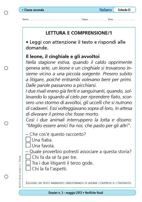 Lettura e comprensione/1 | Giunti Scuola