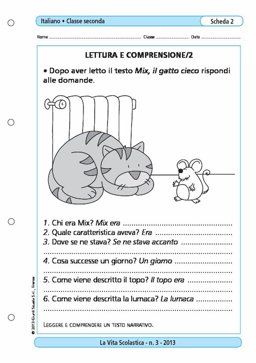 Lettura E Comprensione 2 Giunti Scuola