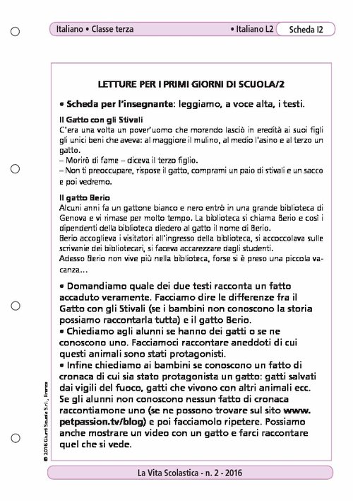 Letture per i primi giorni di scuola/2 | Giunti Scuola Letture per i primi giorni di scuola/2 | Giunti Scuola