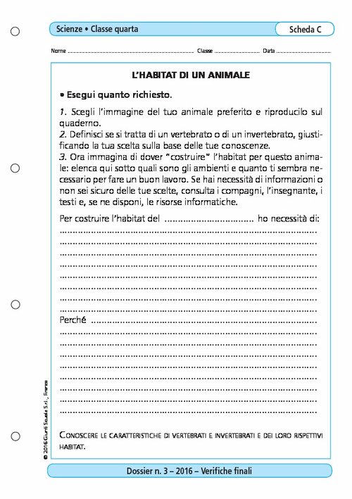 L'habitat di un animale | Giunti Scuola L'habitat di un animale | Giunti Scuola
