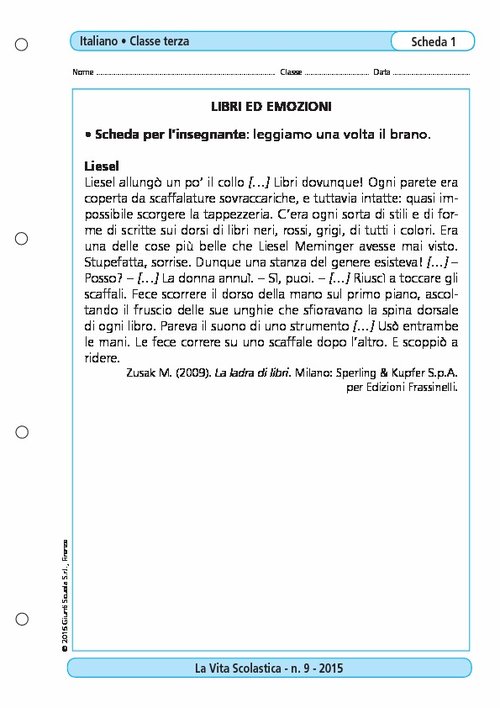 Libri ed emozioni | Giunti Scuola Libri ed emozioni | Giunti Scuola