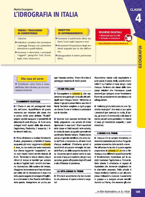 L'idrografia in Italia | Giunti Scuola L'idrografia in Italia | Giunti Scuola