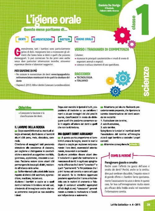 L'igiene orale | Giunti Scuola L'igiene orale | Giunti Scuola
