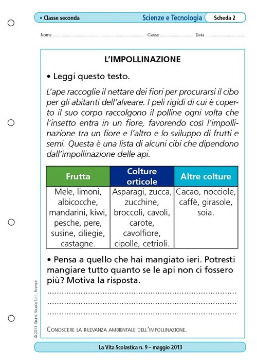 L'impollinazione | Giunti Scuola L'impollinazione | Giunti Scuola