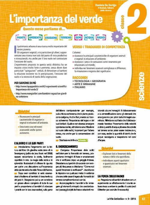 L’importanza del verde | Giunti Scuola L’importanza del verde | Giunti Scuola