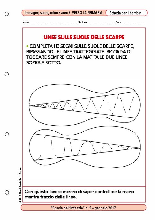 Linee sulle suole delle scarpe | Giunti Scuola Linee sulle suole delle scarpe | Giunti Scuola
