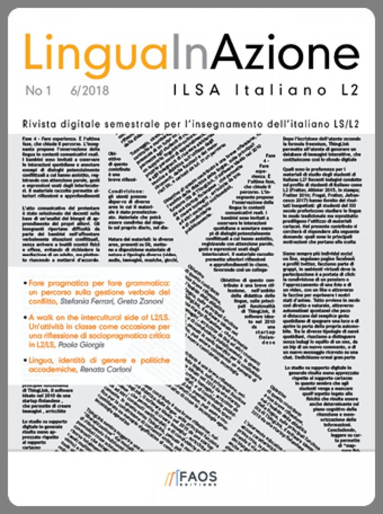 "Lingua in azione", la rivista per Italiano L2 | Giunti Scuola "Lingua in azione", la rivista per Italiano L2 | Giunti Scuola