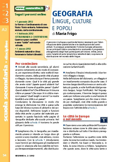 Lingue, culture e popoli | Giunti Scuola Lingue, culture e popoli | Giunti Scuola