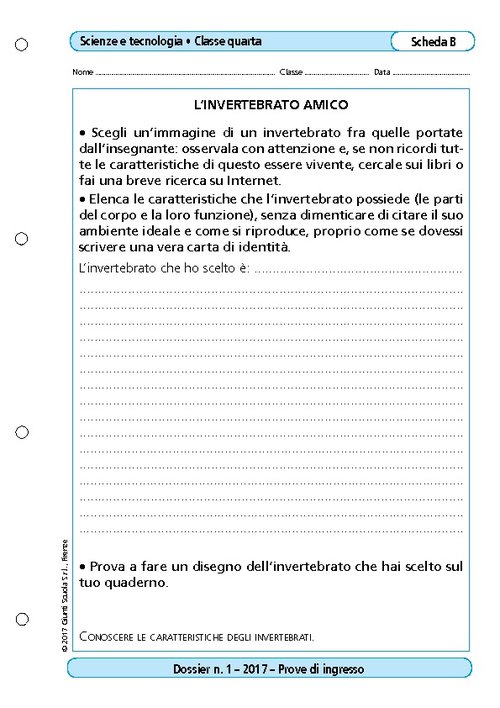 L'invertebrato amico | Giunti Scuola L'invertebrato amico | Giunti Scuola