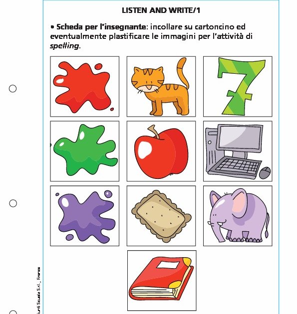 Listen and write/1 | Giunti Scuola