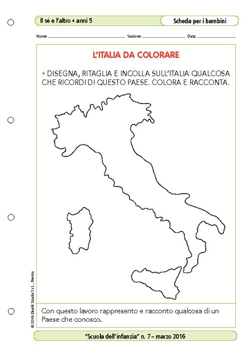 L'Italia da colorare | Giunti Scuola L'Italia da colorare | Giunti Scuola