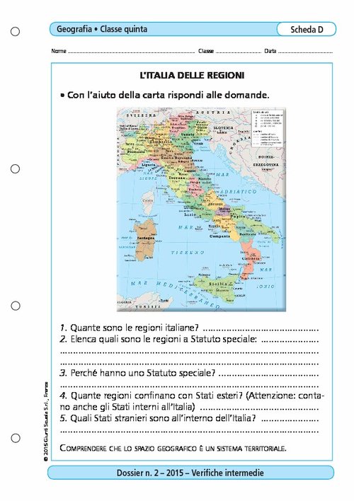 L'Italia delle regioni | Giunti Scuola