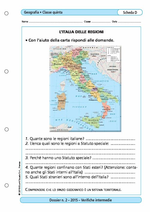 L'Italia delle regioni | Giunti Scuola L'Italia delle regioni | Giunti Scuola