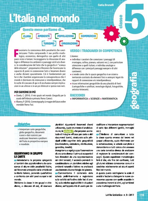 L'Italia nel mondo | Giunti Scuola L'Italia nel mondo | Giunti Scuola
