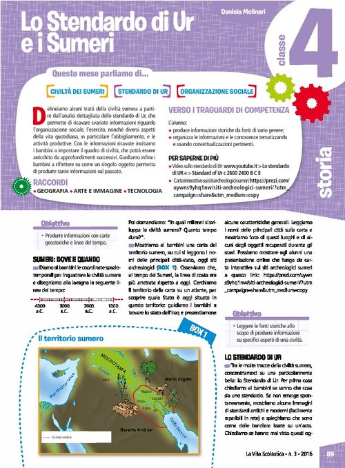 Lo stendardo di Ur e i Sumeri | Giunti Scuola Lo stendardo di Ur e i Sumeri | Giunti Scuola