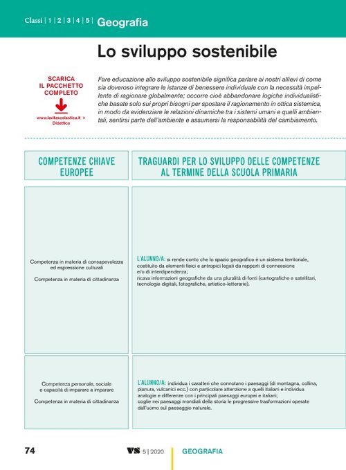 Lo sviluppo sostenibile | Giunti Scuola Lo sviluppo sostenibile | Giunti Scuola